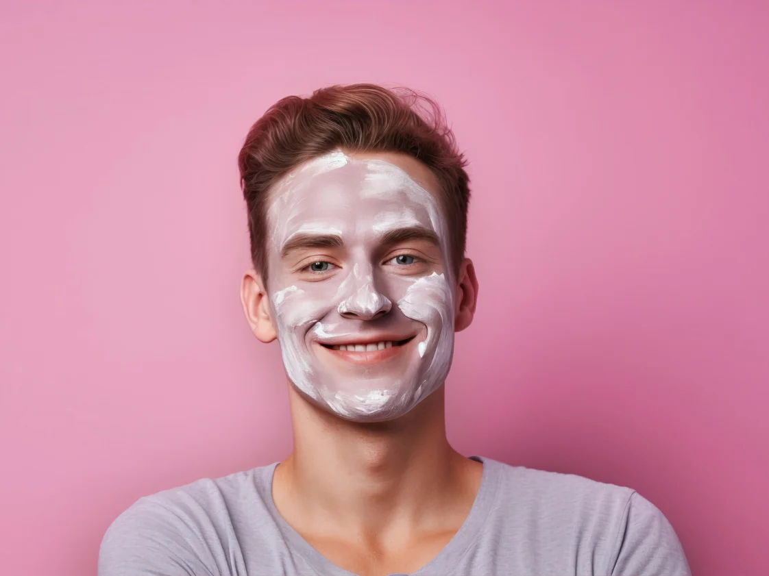 Uomo che cura il viso - Skincare maschile boom e tendenze